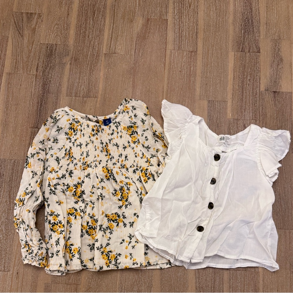 Two Girls Kids Tops Blouses 4T Old Navy H&M